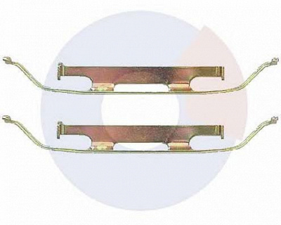 CARRAB BRAKE PARTS 2286 -  Комплектующие, колодки дискового тормоза
